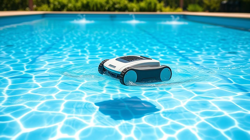 automated chemical efficient pool cleaning