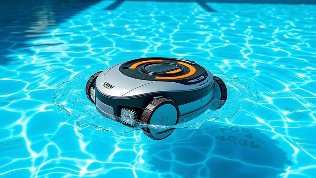 automated pool cleaning process