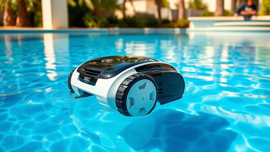 autonomous efficient pool cleaning