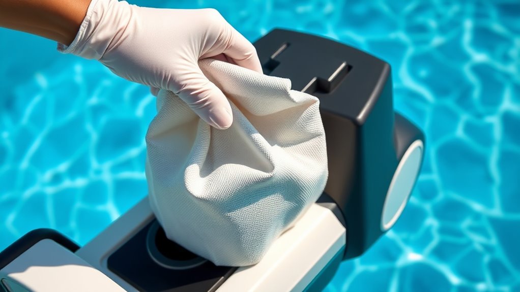 changing pool cleaner bags
