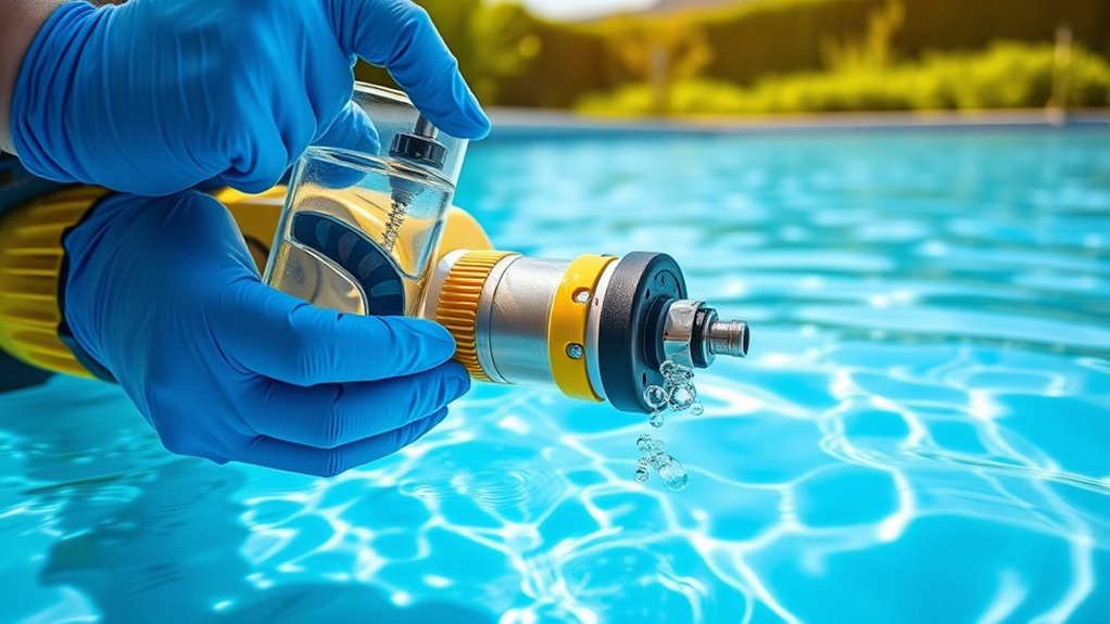 check for pool leaks