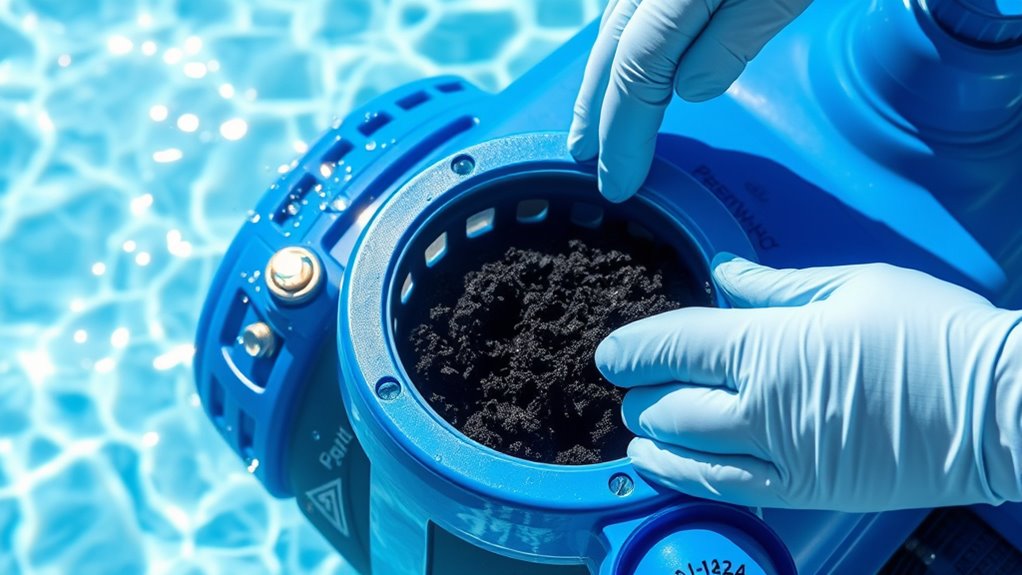 clean pool skimmer regularly