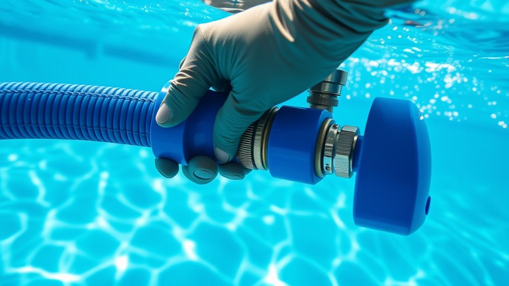 connect hose securely properly