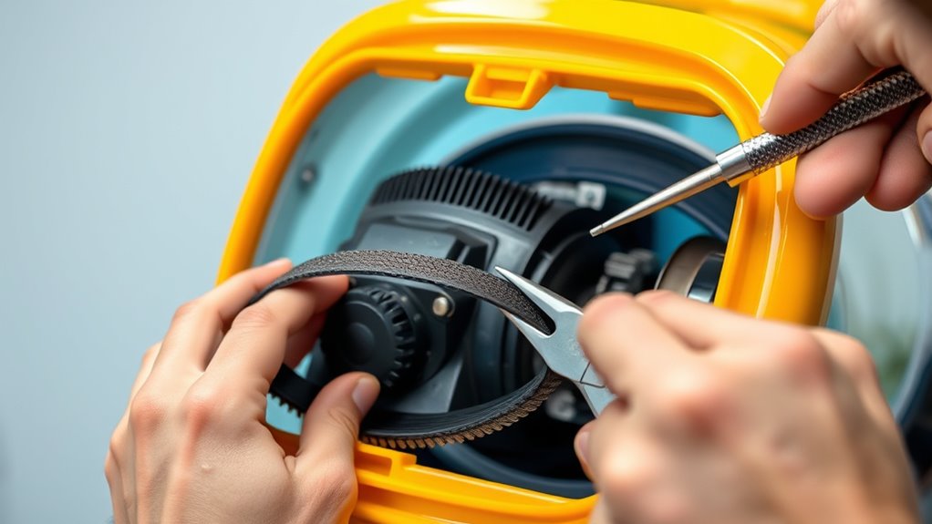 drive belt and motor repair