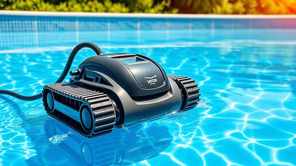 hydraulic powered above ground cleaners