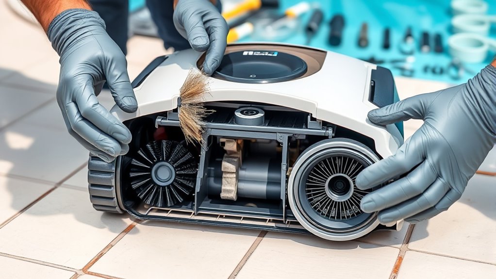 inspect replace worn parts