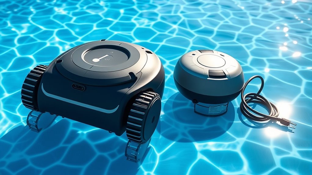 pool cleaner power options