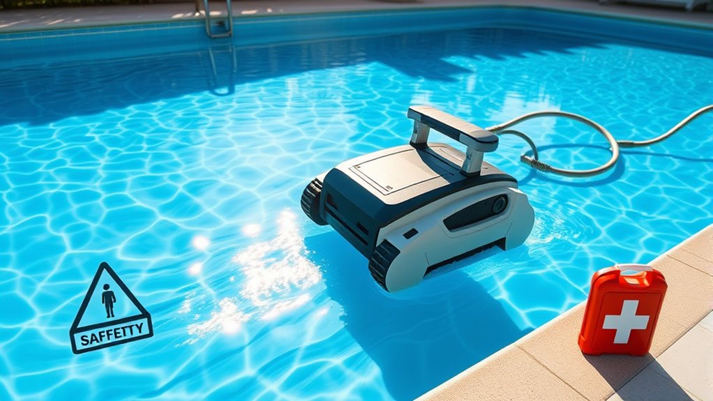 pool cleaner safety precautions