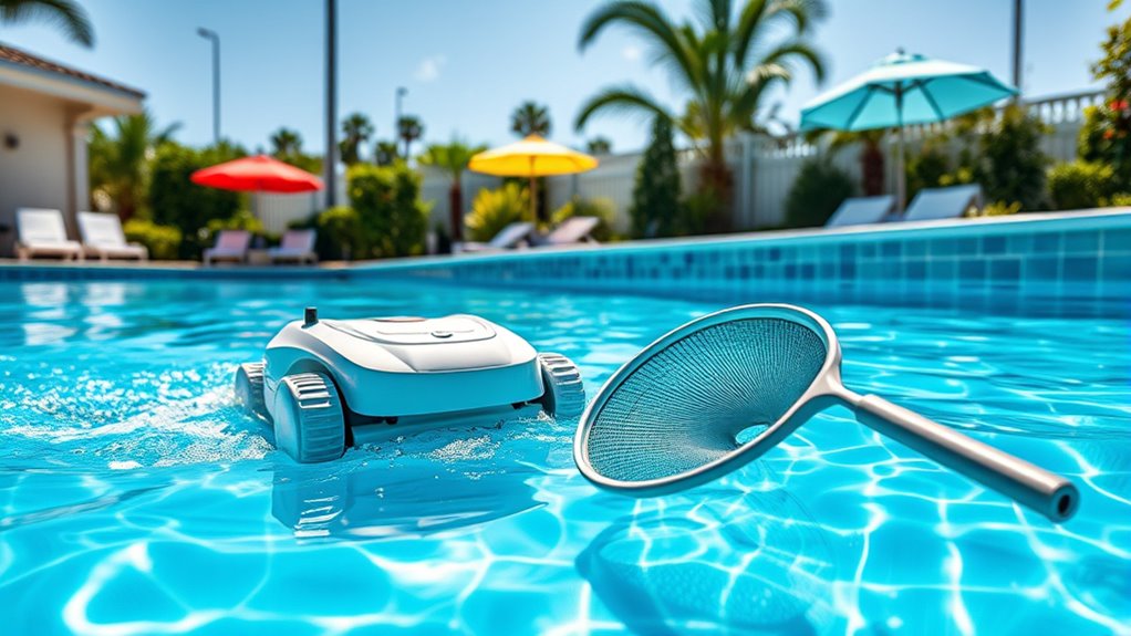 pool cleaning method choice