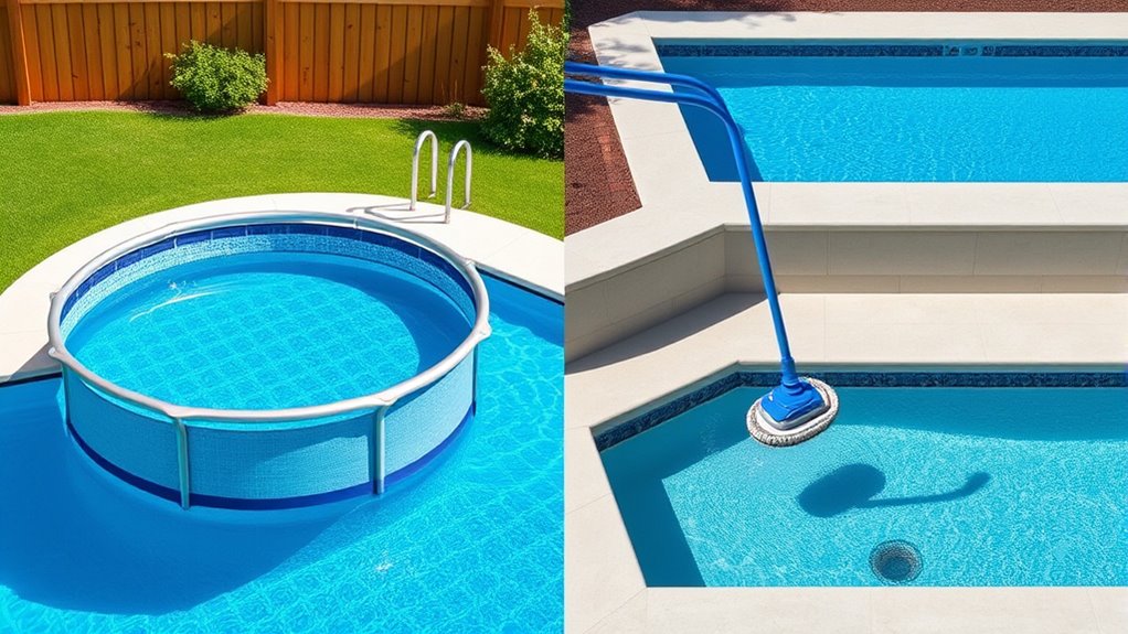 pool types require tailored cleaning