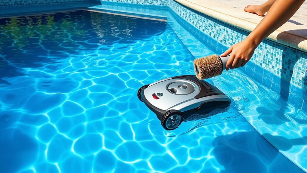 precise controlled pool cleaning
