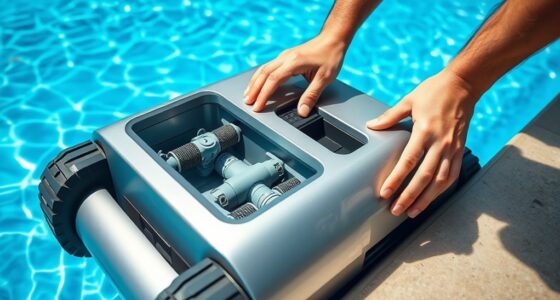 regular robotic pool care