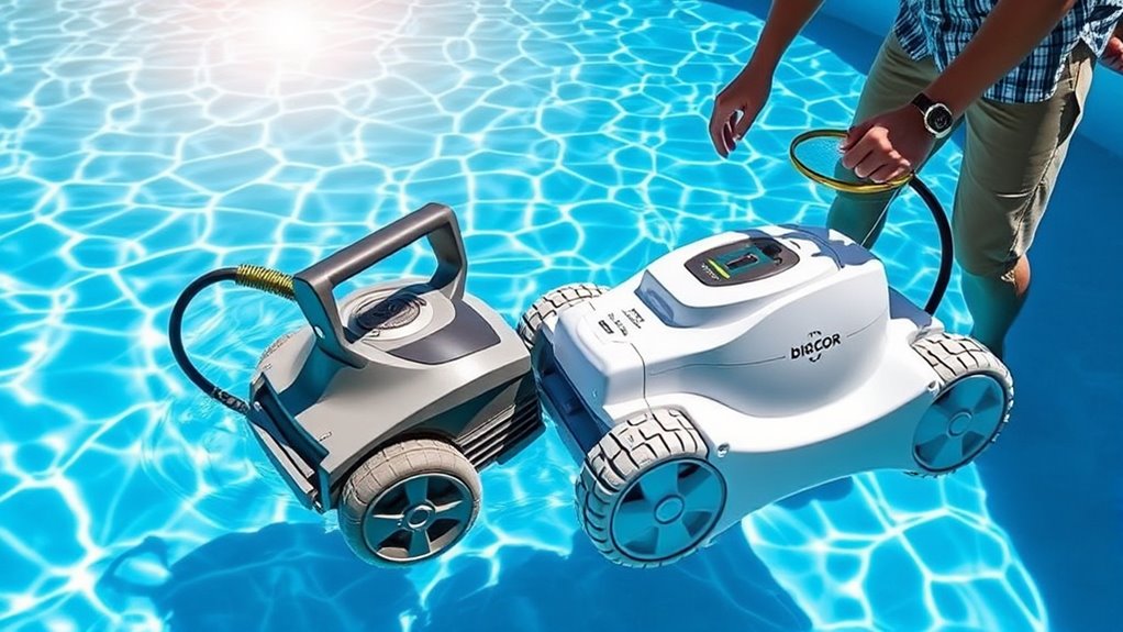 remove existing suction cleaner