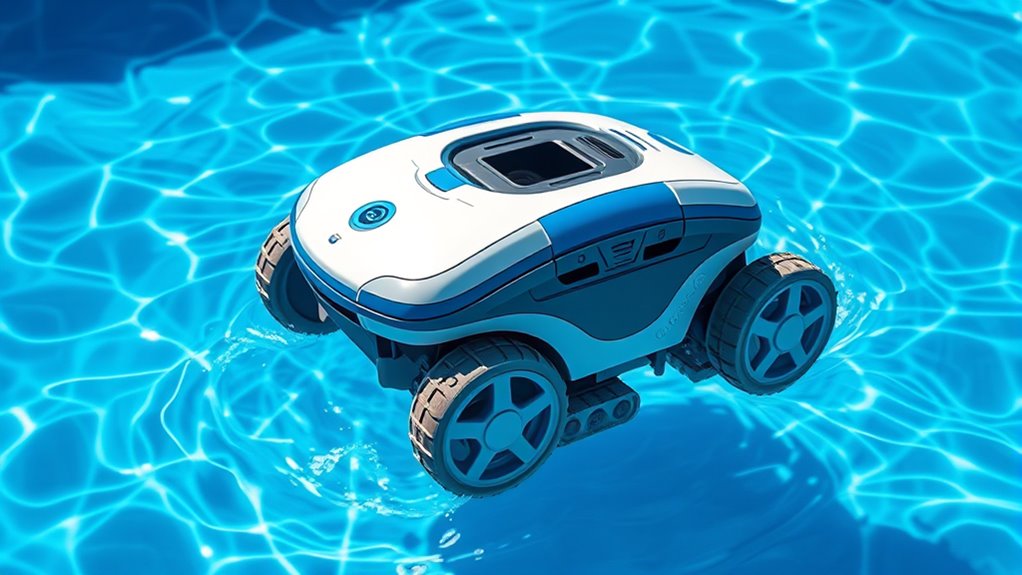 robotic pool cleaner features