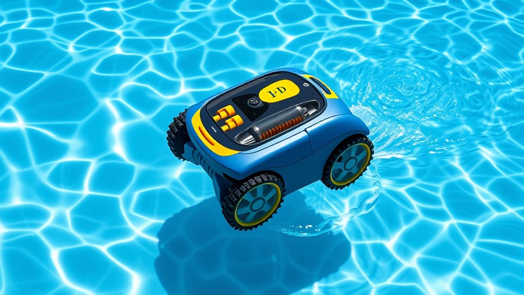 robotic pool cleaning mechanisms