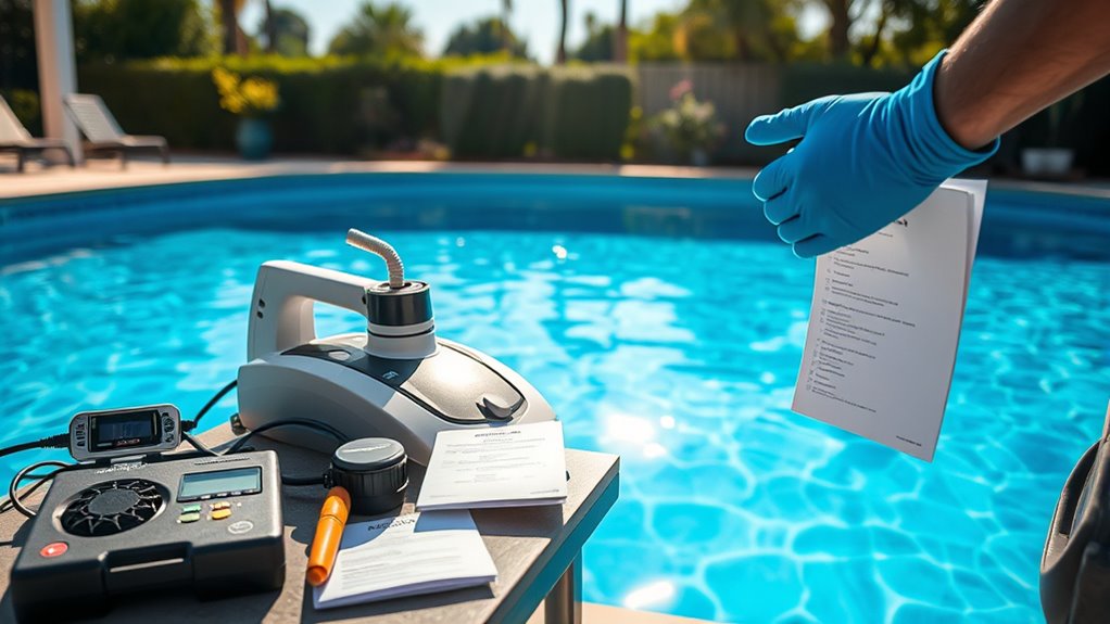 routine pool cleaner maintenance