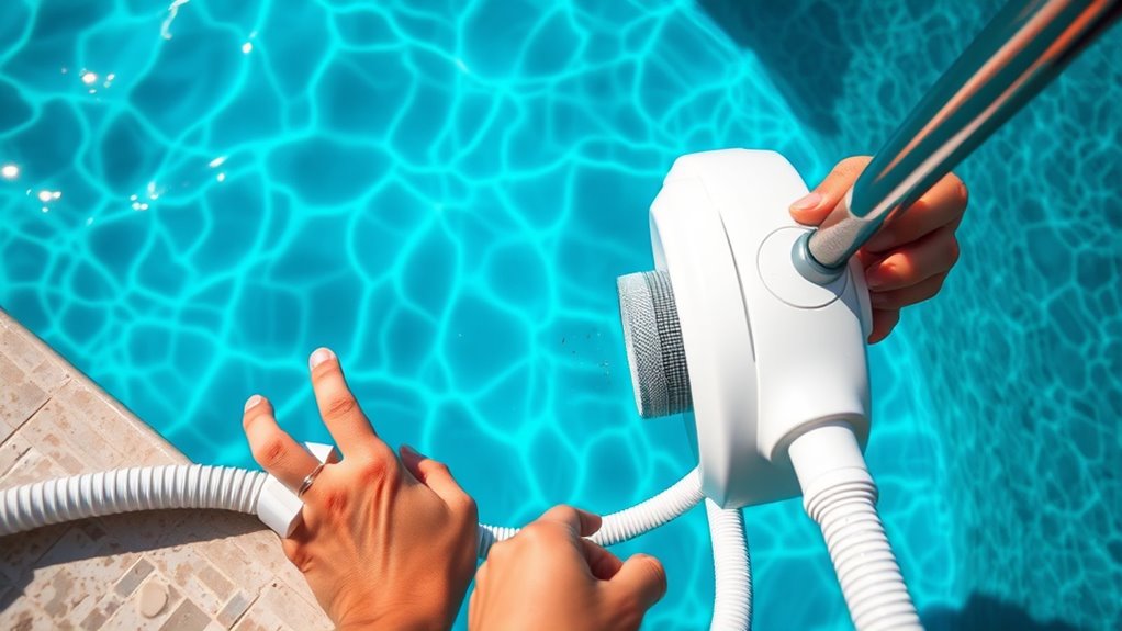 routine pool cleaner maintenance