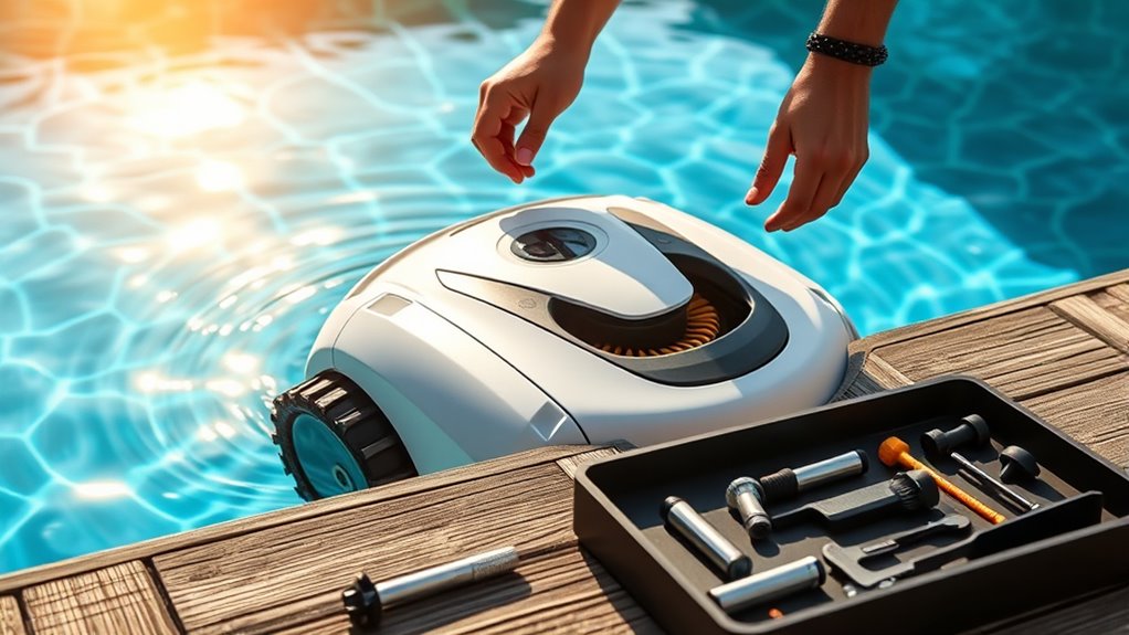 schedule regular robotic maintenance