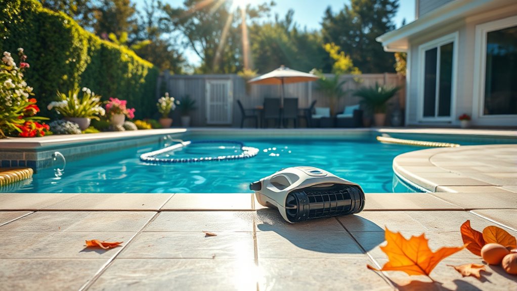 seasonal pool cleaning adjustments