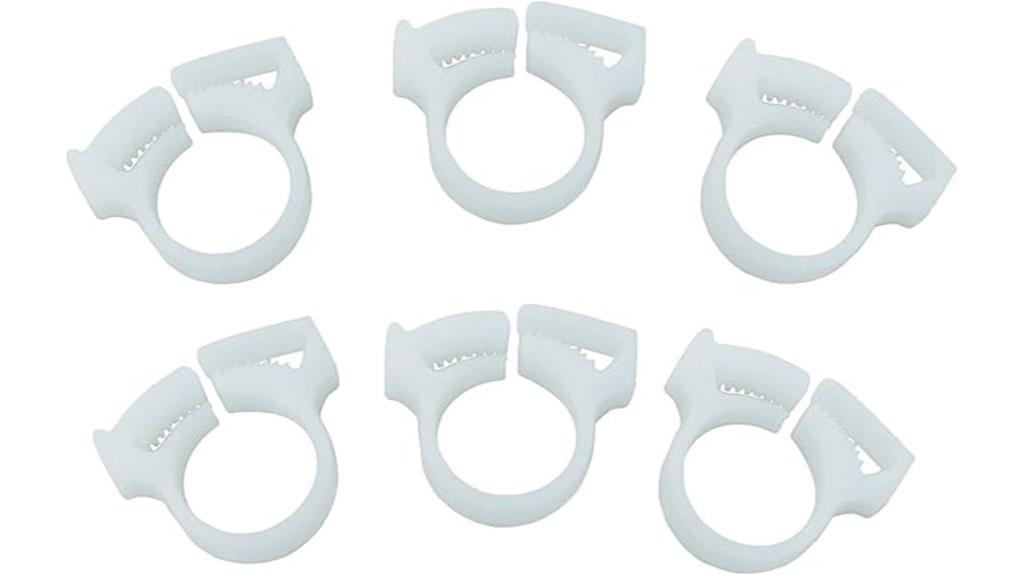 six pack hose clamps