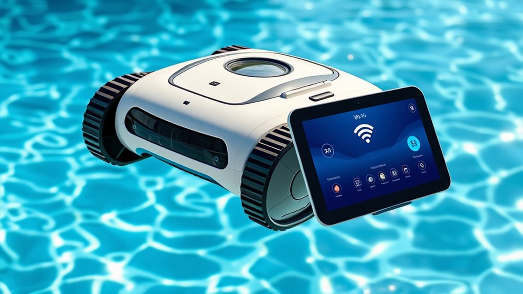 smart pool cleaner connectivity