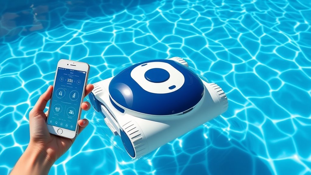 smart pool cleaner control