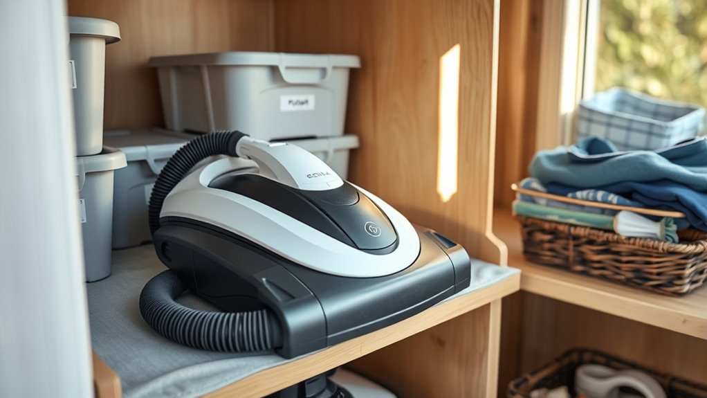 store cleaner properly indoors