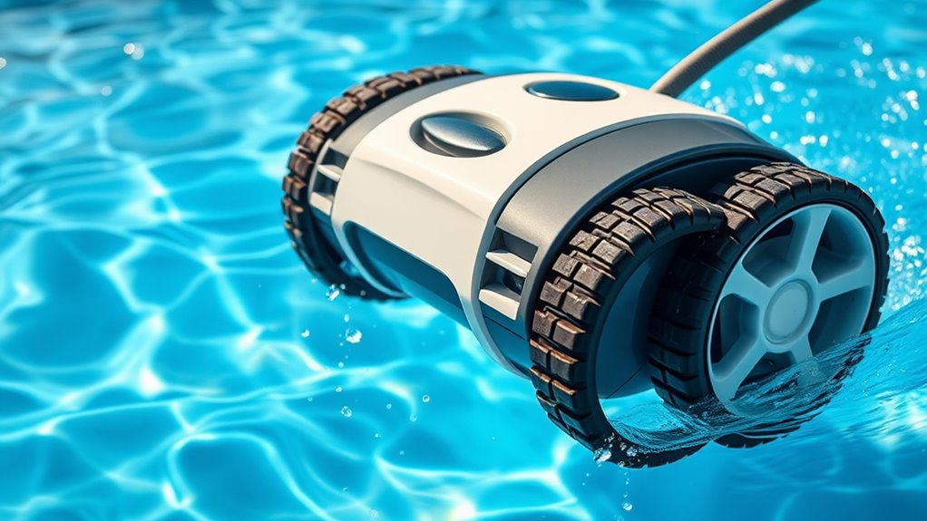 strong suction ensures clean water