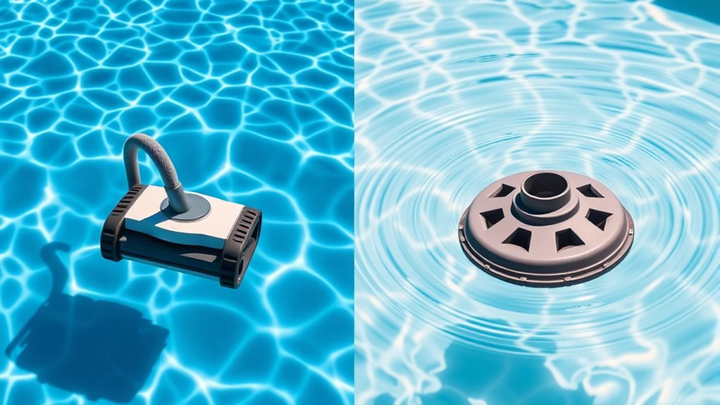 suction vs pressure cleaning