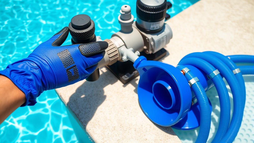 turn off electrical pool system
