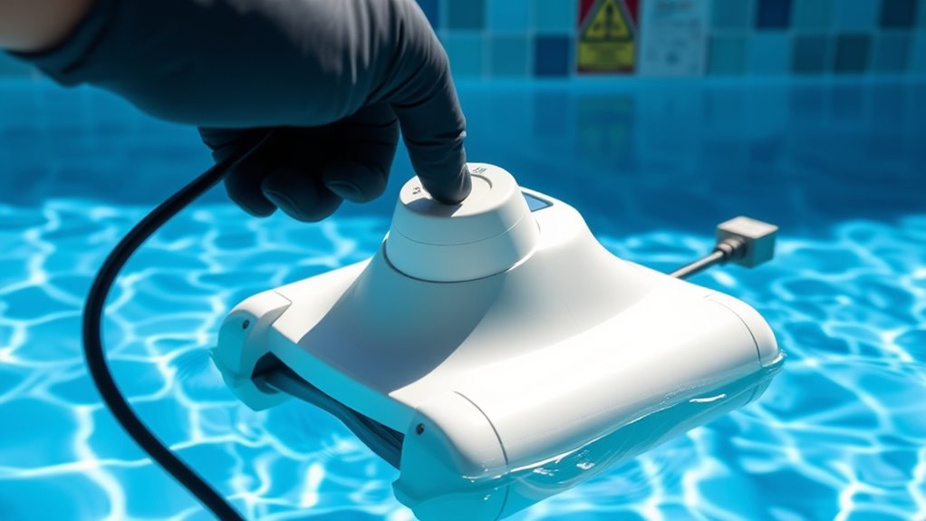 unplug before cleaning safely