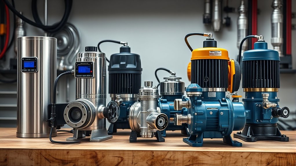 various pump types and uses