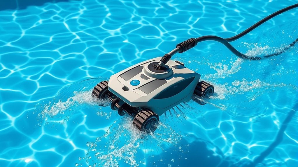 water pressure powered debris removal