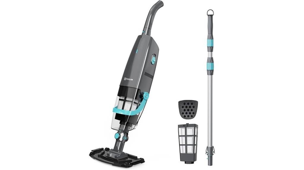 wireless rechargeable pool vacuum