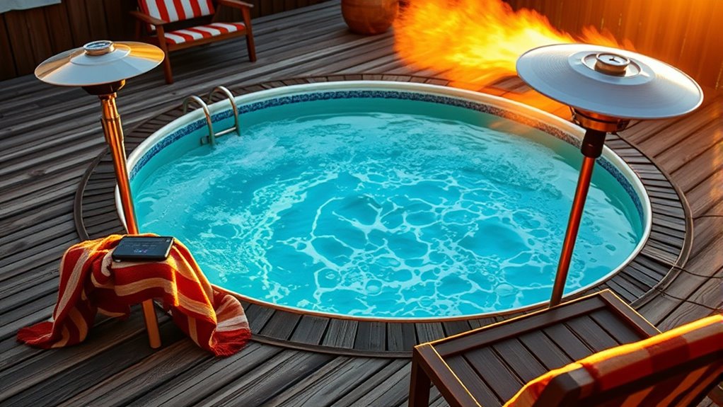 affordable small pool heating