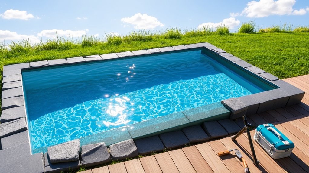 build your own plunge pool