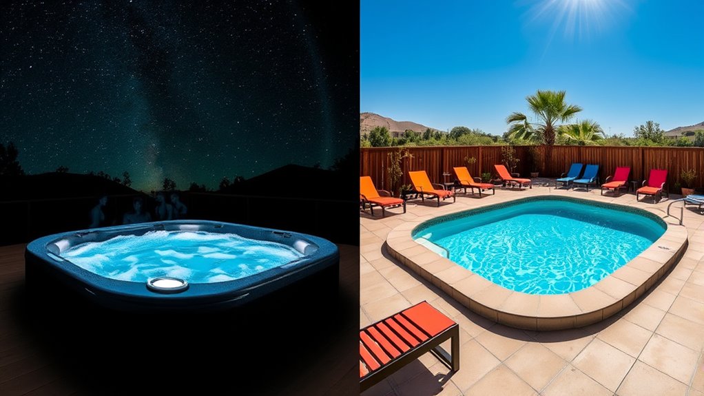 choose hot tub or pool