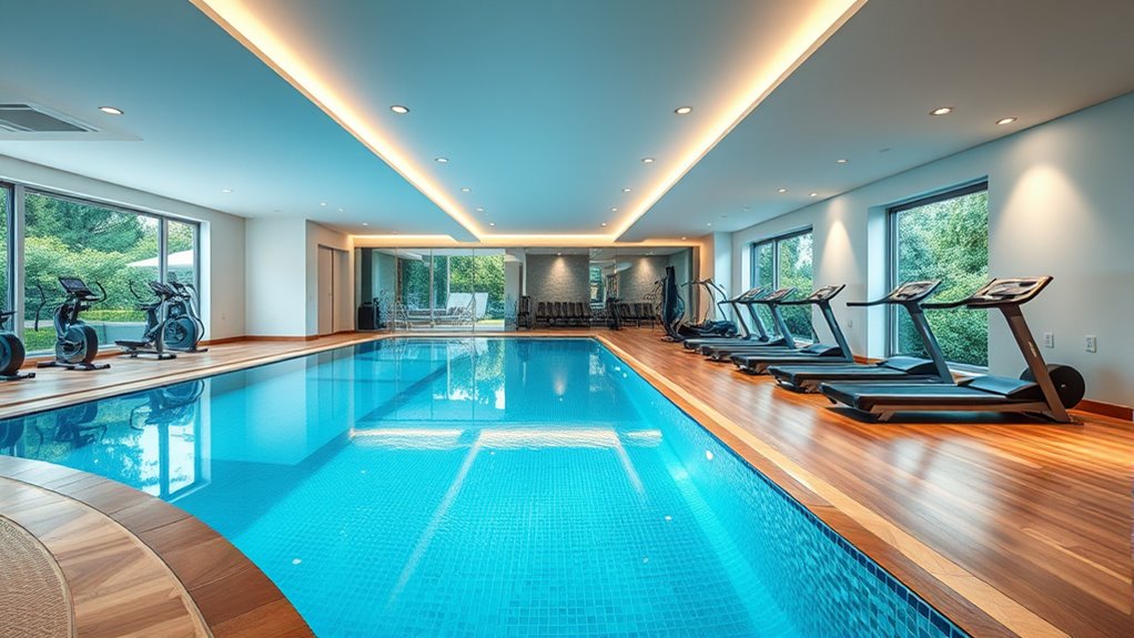 luxury home gym addition