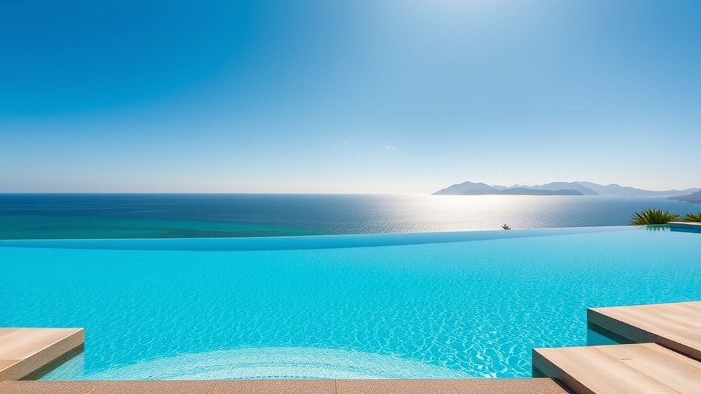 luxury seamless water features