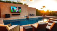 outdoor poolside sound systems