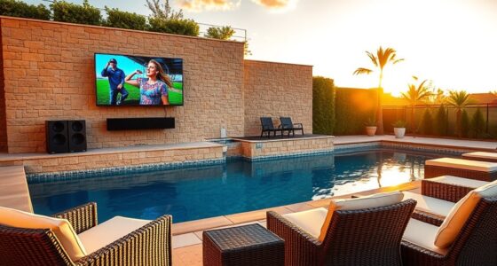 outdoor poolside sound systems