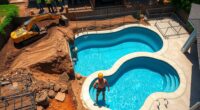 pool construction schedule overview