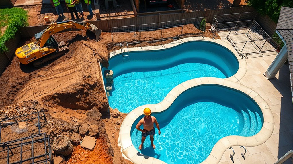 pool construction schedule overview