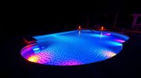 pool night lighting ideas