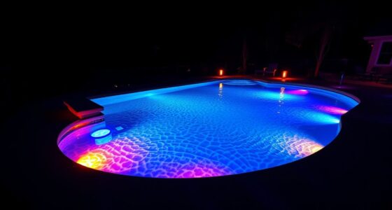 pool night lighting ideas