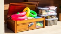 pool toy storage solutions