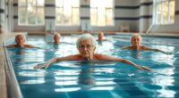 senior friendly water exercise