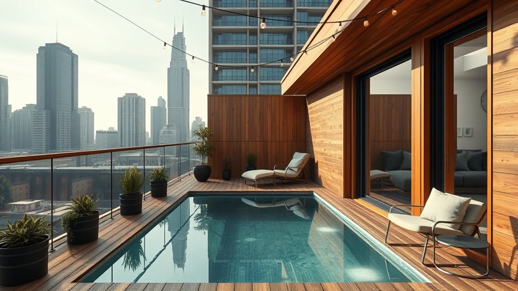 small eco friendly easy maintenance pools