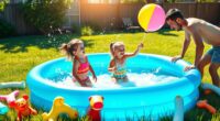 small pool family activities