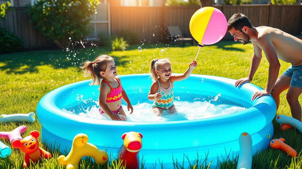 small pool family activities